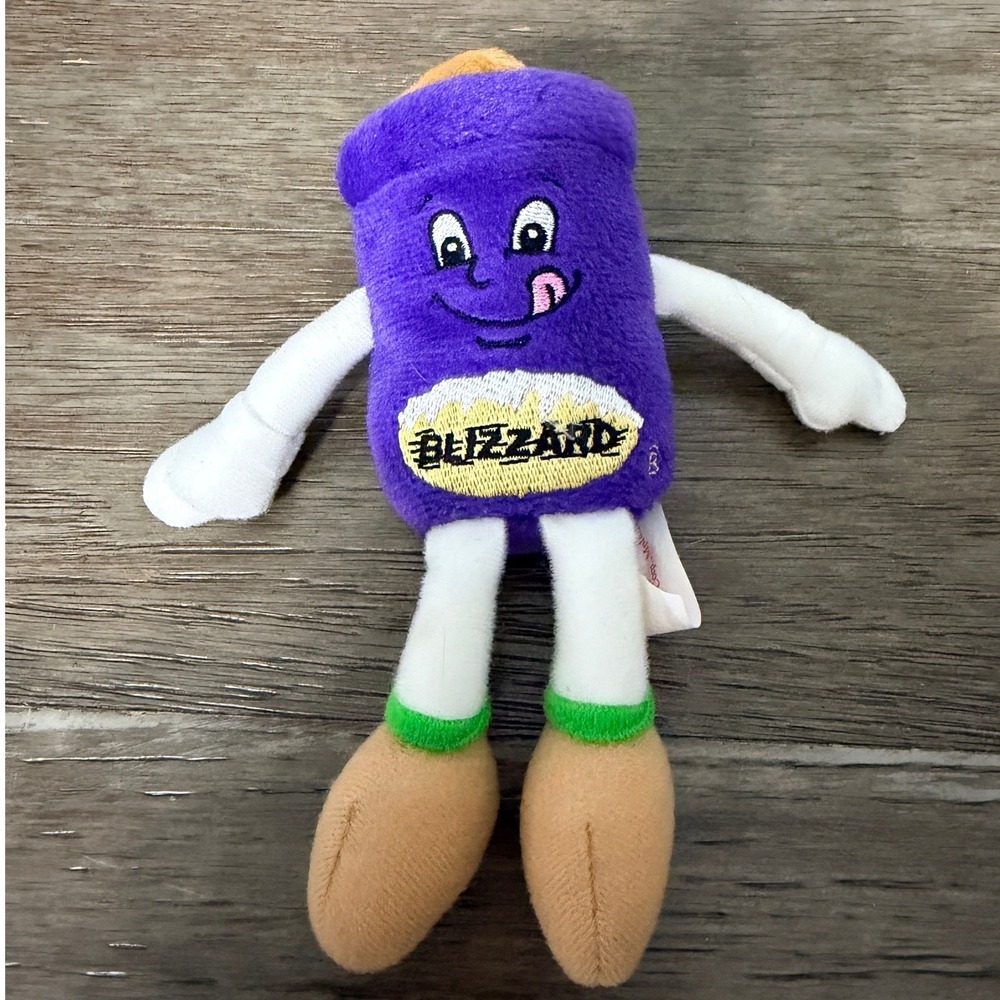Vintage 1999 Dairy Queen‎ DQ Blizzard Mascot Promo Plush